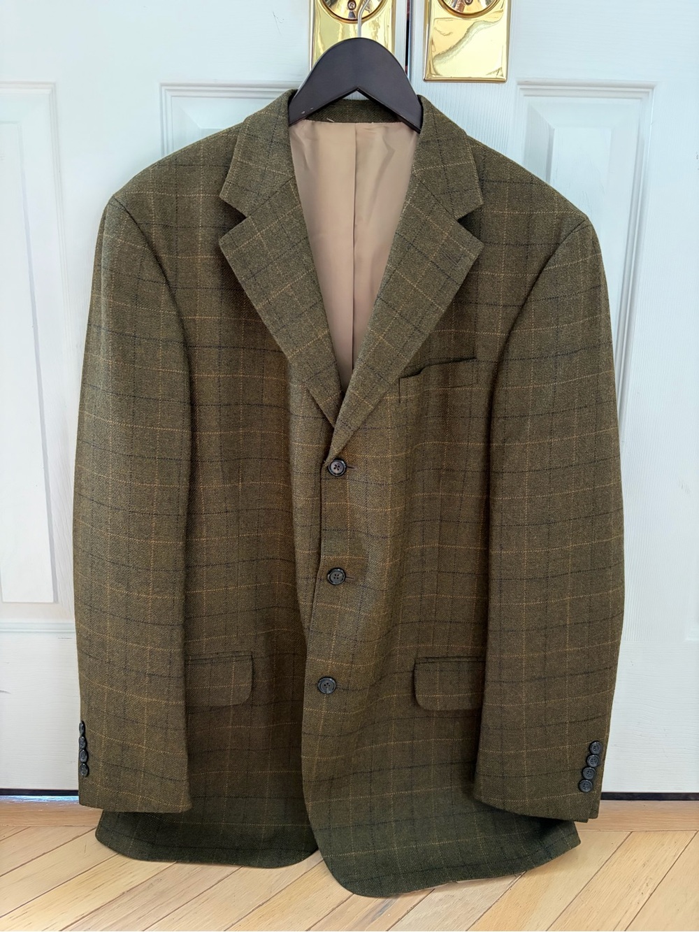 Men's Plaid Blazer Jacket